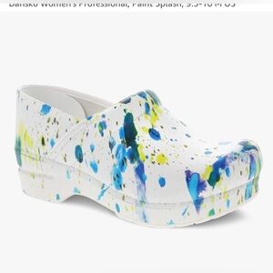 Dansko Women’s Professional Clog Paint Splash , size 10.5-11